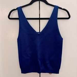 J Crew V-neck sweater-tank size small